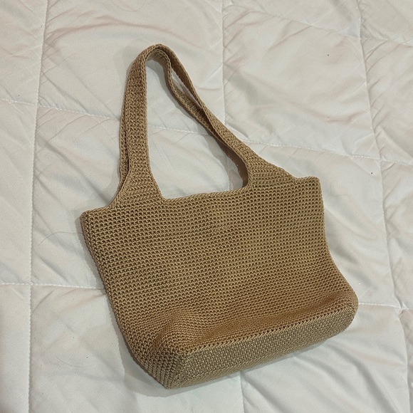 The Sak Handbags - NEW THE ZAK Elegant Tan Knit Women's Bag